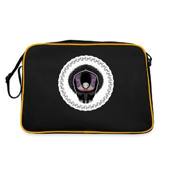 Ombre conçue par EuV - Sac Retro - noir/or - Dos