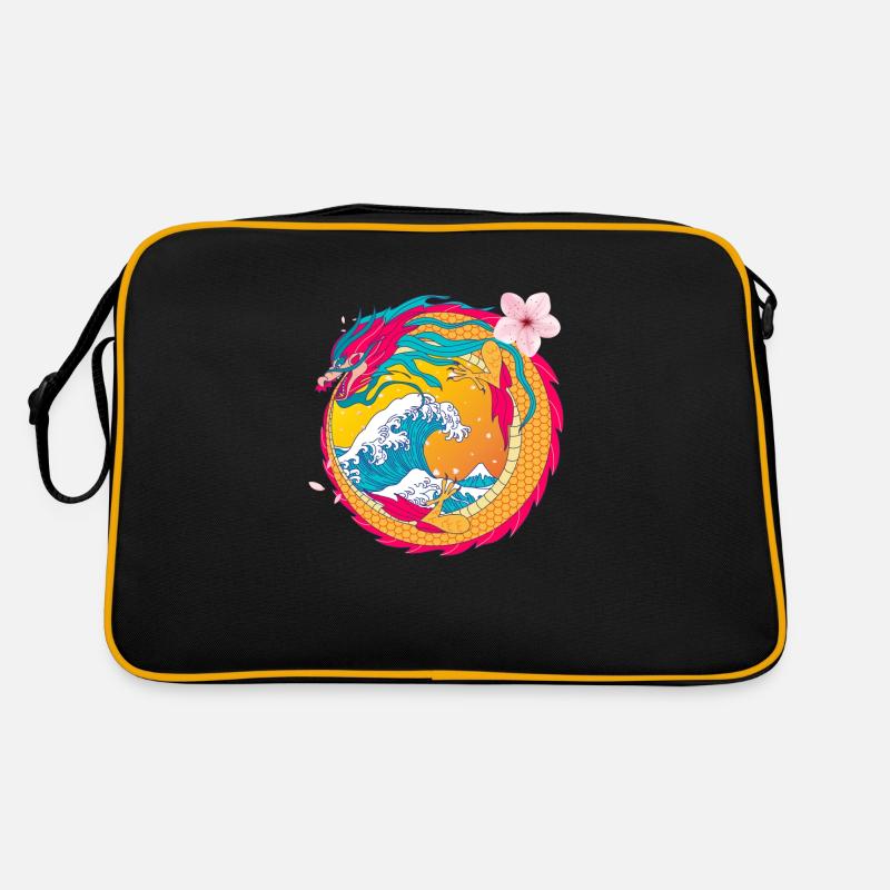Der Drachentanz Retro Tasche