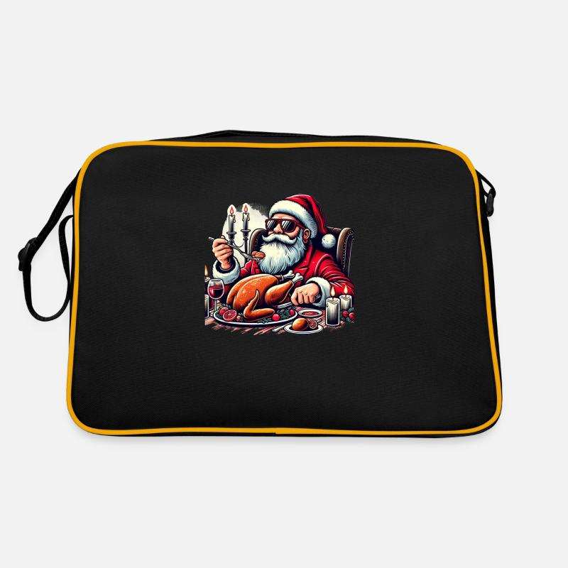 Christmas Dinner Christmas Winter St. Nicholas Retro Bag