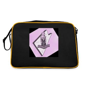 Fille fantastique du livre - Sac Retro - noir/or - Dos