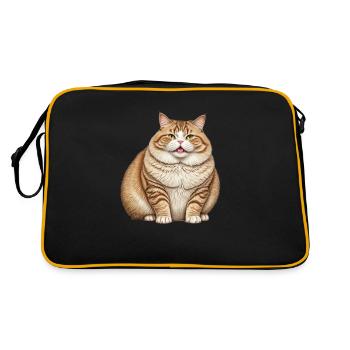 Fat Cat - Retro Bag - black/gold - Back