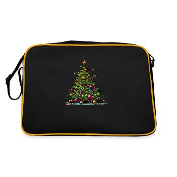 Arbre de Noël - Sac Retro - noir/or - Dos