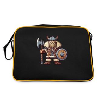 Viking Comic - Retro Bag - black/gold - Back