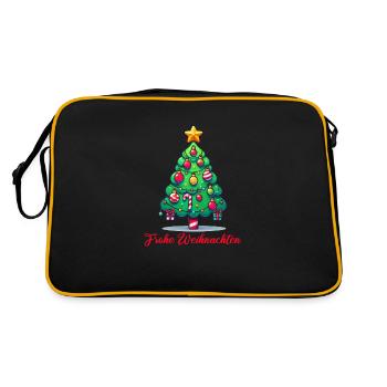Arbre de Noël - Sac Retro - noir/or - Dos