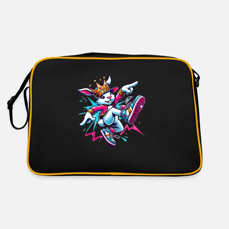 Lapin dansant Sac Retro