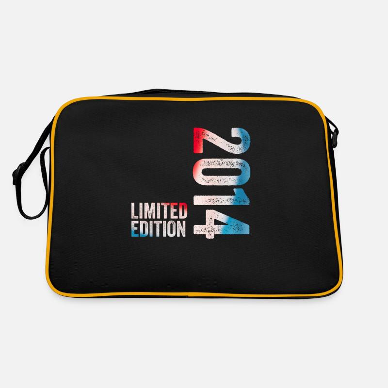 2014 Limited Edition Geburtstagsgeschenk 2014 - Retro Tasche - Schwarz/Gold