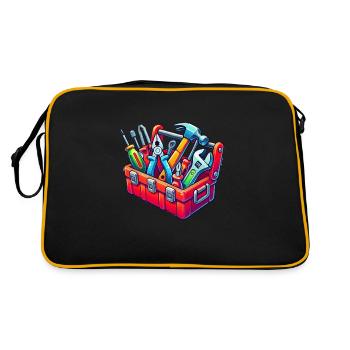 Boîte à outils - Sac Retro - noir/or - Dos