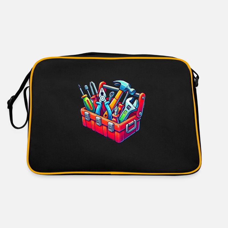 werkzeug werkzeugkasten Retro Tasche