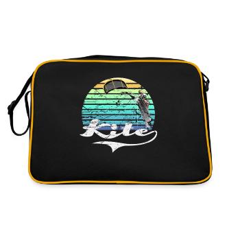 Kite Retro - Retro Bag - black/gold - Back