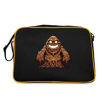monstre de boue - Sac Retro - noir/or - Dos