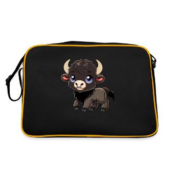 Bison child - Retro Bag - black/gold - Back