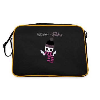 Squelette givré mais fabuleux - Sac Retro - noir/or - Dos
