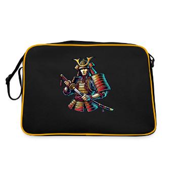 samouraï - Sac Retro - noir/or - Dos