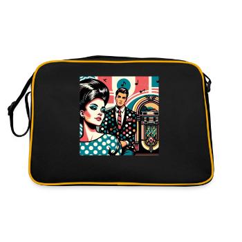 Retro Dance Party - Retro Bag - black/gold - Back