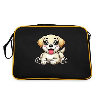 Labrador - Retro Bag - black/gold - Back
