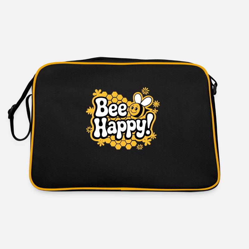 Happy Bee Buzz Retro Bag