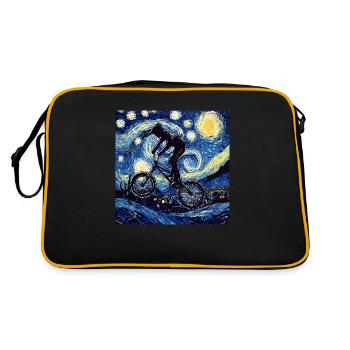 BMX Bike Bike van Gogh - Sac Retro - noir/or - Dos