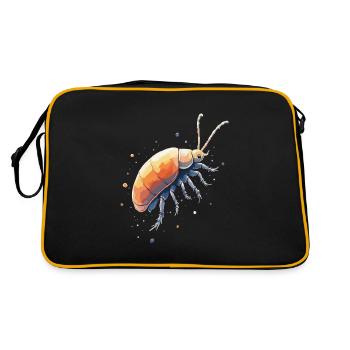 Rollie Pollie Mom Insect Owner Pill Bug - Retro Tasche - Schwarz/Gold - Hinten