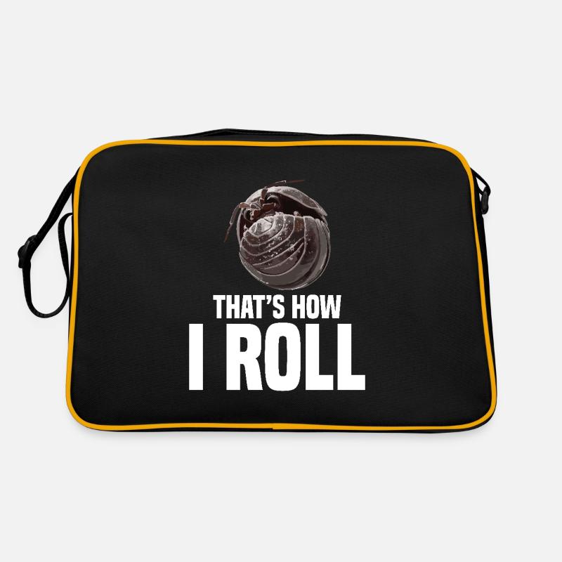 Pill Bug That´s how I roll Entomologist Rollie Retro Tasche