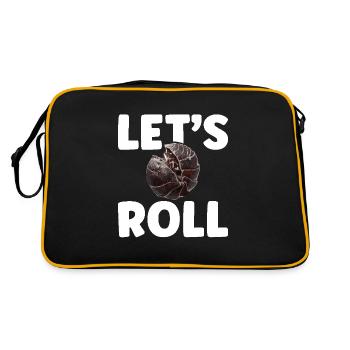 Isopod Owner Let ́s roll Entomologist Rollie Pollie - Retro Bag - black/gold - Back