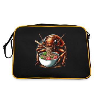 Rollie Polle Insect Collector Pill Bugs - Retro Tasche - Schwarz/Gold - Hinten