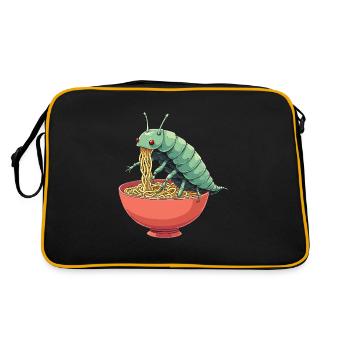 Isopod Owner Entomologist Rollie Pollie Pill Bug - Retro Bag - black/gold - Back
