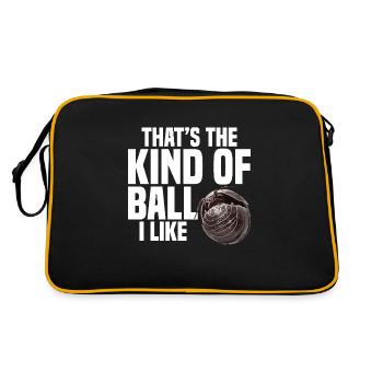 Pill Bug That´s the kind of ball I like Insect - Retro Tasche - Schwarz/Gold - Hinten