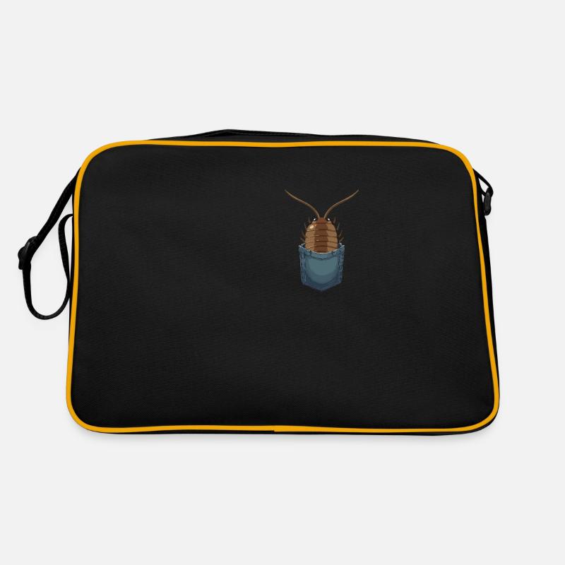 Pill Bug Illustration for Rollie Pollie Mom Isopod Retro Tasche