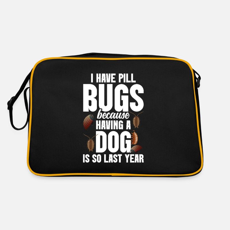 Rolly Polly Owner Insect Entomology Pill bug Retro Tasche