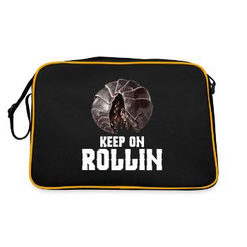Entomologist Keep on rollin Insect Owner Rollie - Retro Tasche - Schwarz/Gold - Hinten