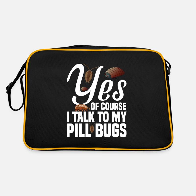 Rolly Polly Owner Insect Entomology Pill bug Retro Tasche