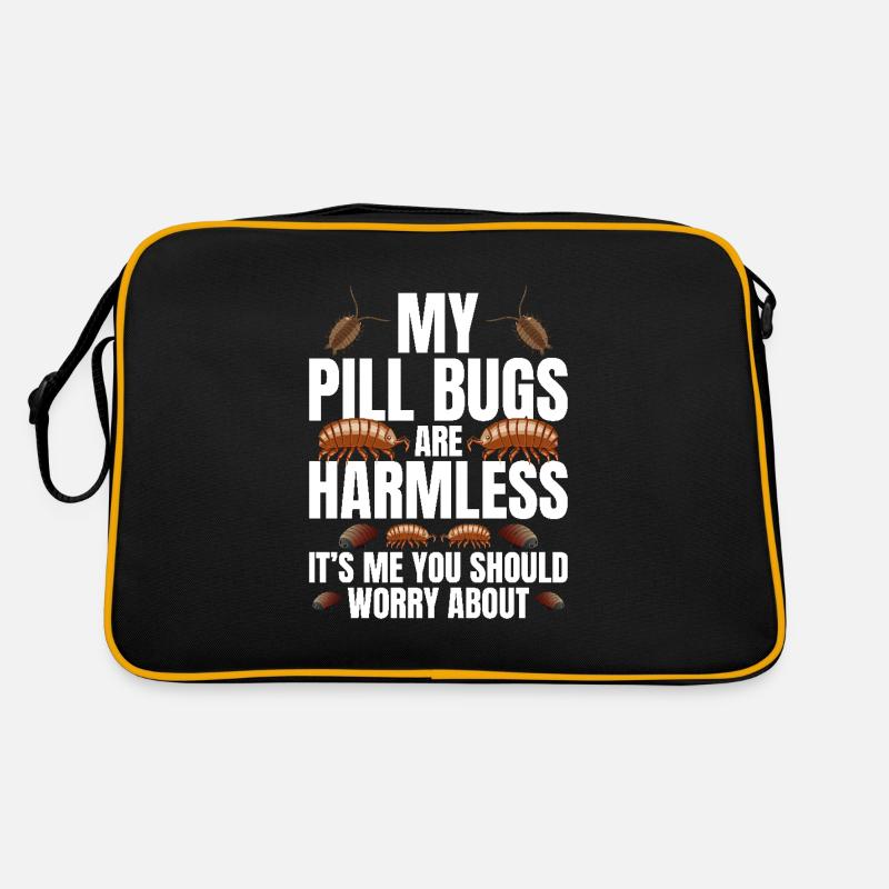 Entomologist Pill Bug Illustration Outfit Retro Tasche