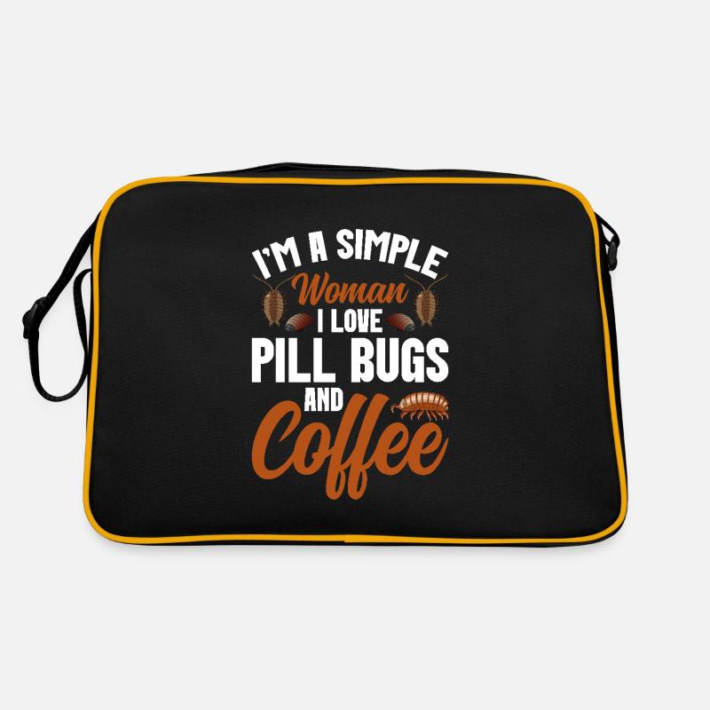 Entomologist Insect Rollie Pollie Pill bug Retro Tasche