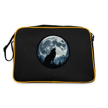 Loup hurlant 3458647 - Sac Retro - noir/or - Dos
