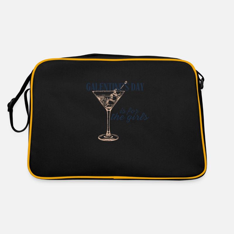 La Saint-Valentin Bleu Sac Retro
