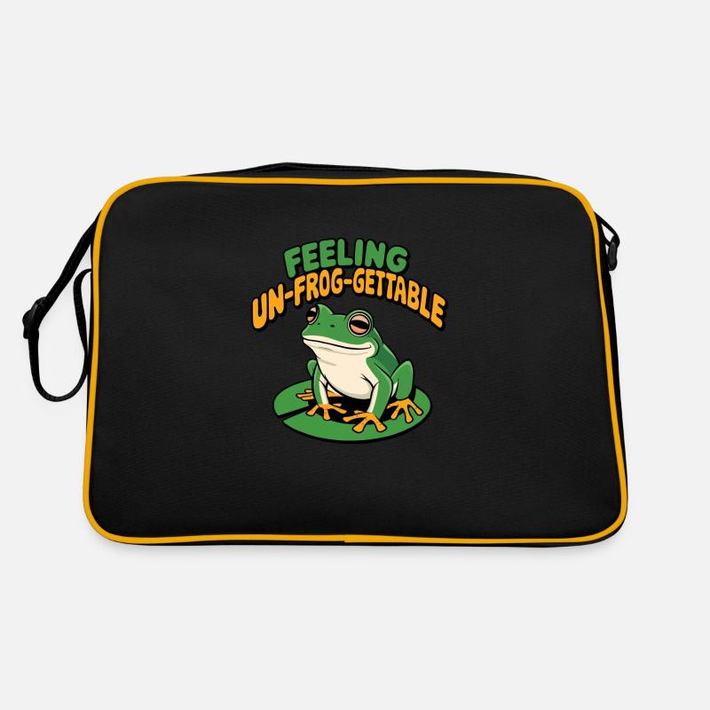 Unfroggettable - Sac Retro - noir/or