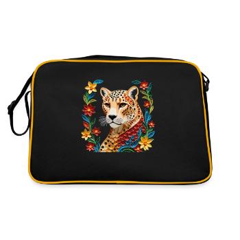 Tigre - Sac Retro - noir/or - Dos