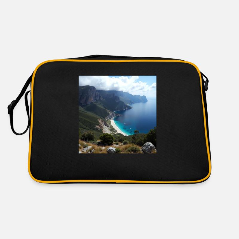 Landschaft Retro Tasche