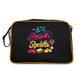 Squeegee - Retro Bag - black/gold - Back