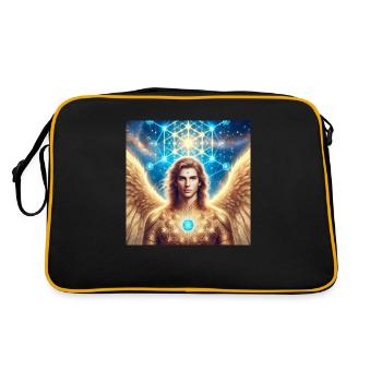 Ange Métatron - Sac Retro - noir/or - Dos