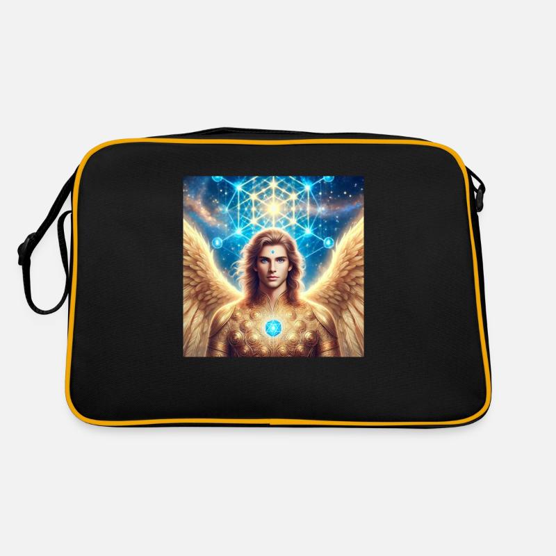 Metatron Engel - Retro Tasche - Schwarz/Gold