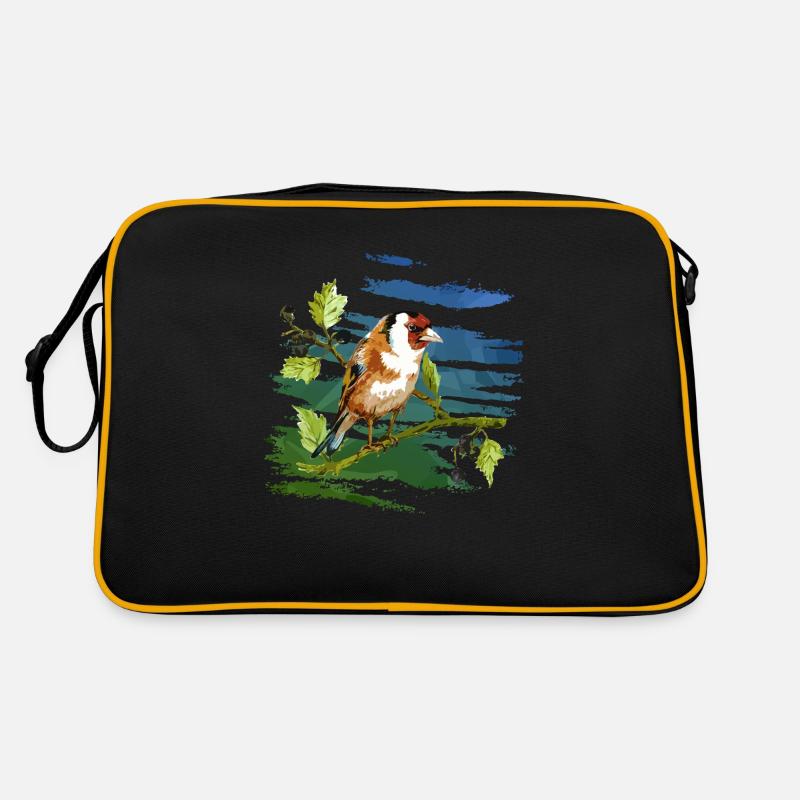 Bunter Vogel Retro Tasche