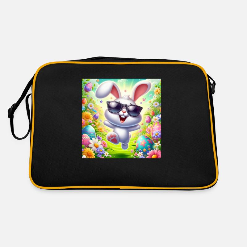 Happy Easter Bunny Retro Bag