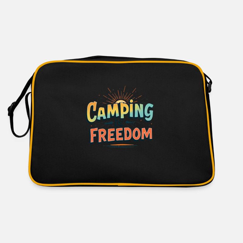 Le CAMPING, c’est la liberté Sac Retro
