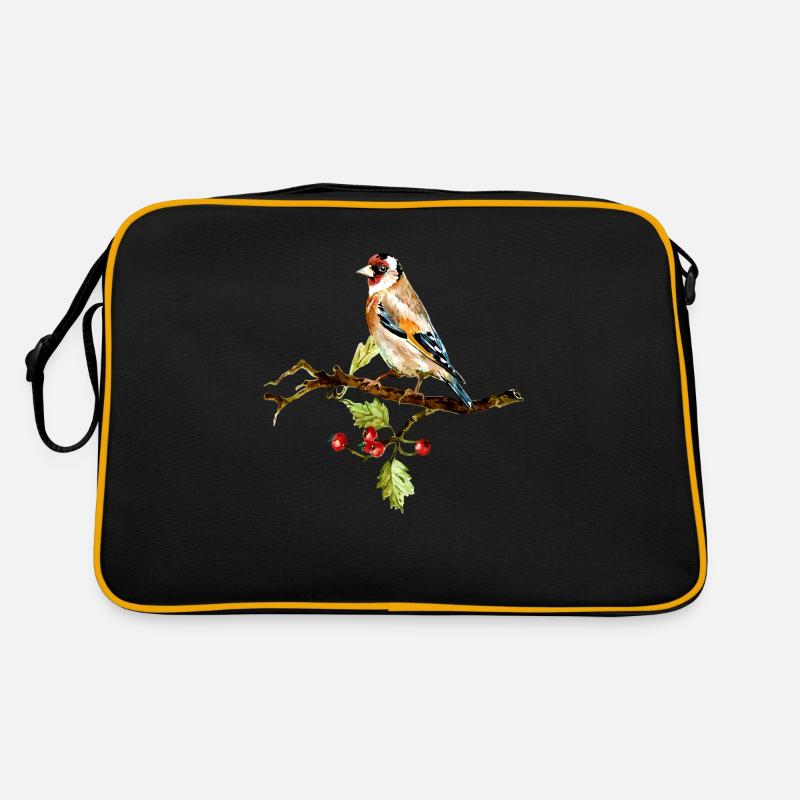 Bunter Vogel Retro Tasche