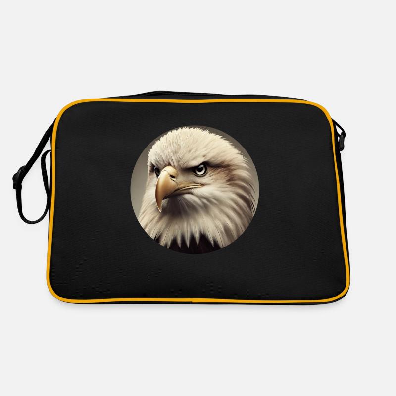 Bald eagle Retro Bag