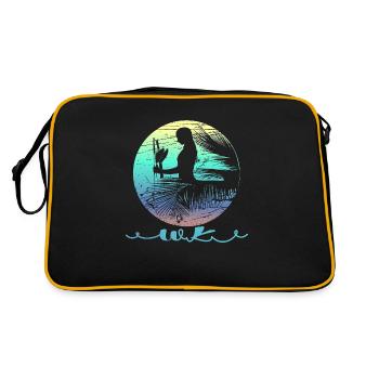 WK Surf dream woman - Retro Bag - black/gold - Back