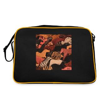 Shiny Diversity - Retro Bag - black/gold - Back