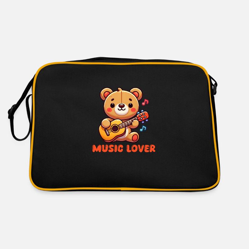 Teddy Bear Guitar Retro Bag