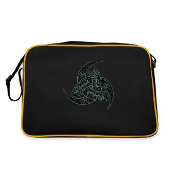 Corne d’Odin - Sac Retro - noir/or - Dos